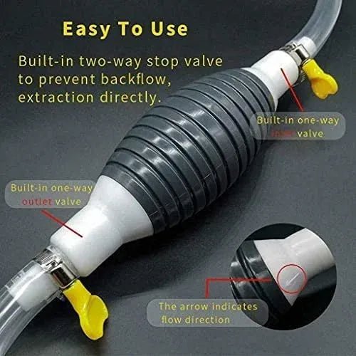 Portable Oil & Fuel Transfer Pump Kit (1 Meter) – Fast, Safe & Mess-Free Liquid Transfer
