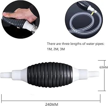 Portable Oil & Fuel Transfer Pump Kit (1 Meter) – Fast, Safe & Mess-Free Liquid Transfer