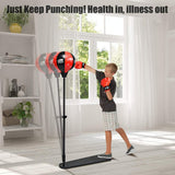 Adjustable Kids Boxing Set – Punching Ball Stand with Gloves & Pump for Fun & Fitness