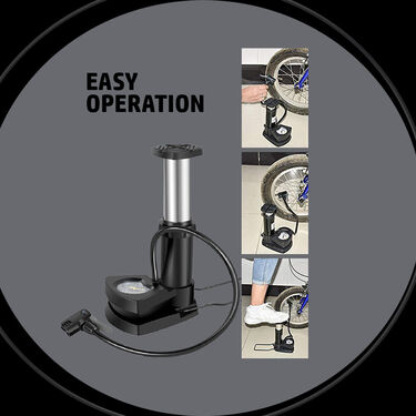 High Pressure Foot Air Pump, Inflate Anywhere, Anytime