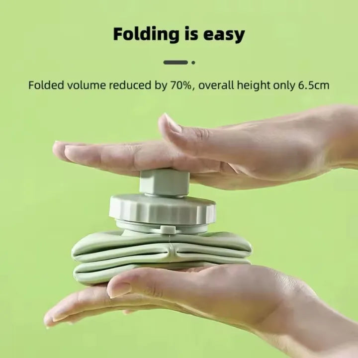 Collapsible Silicone Water Bottle (600ml) – UltraSlim, Reusable & Travel-Friendly