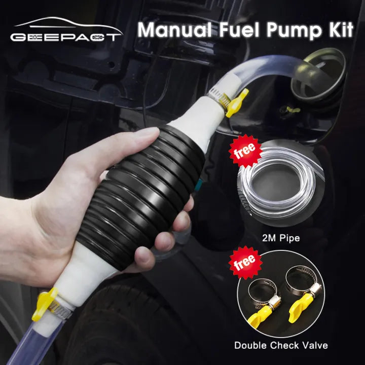 Portable Oil & Fuel Transfer Pump Kit (1 Meter) – Fast, Safe & Mess-Free Liquid Transfer