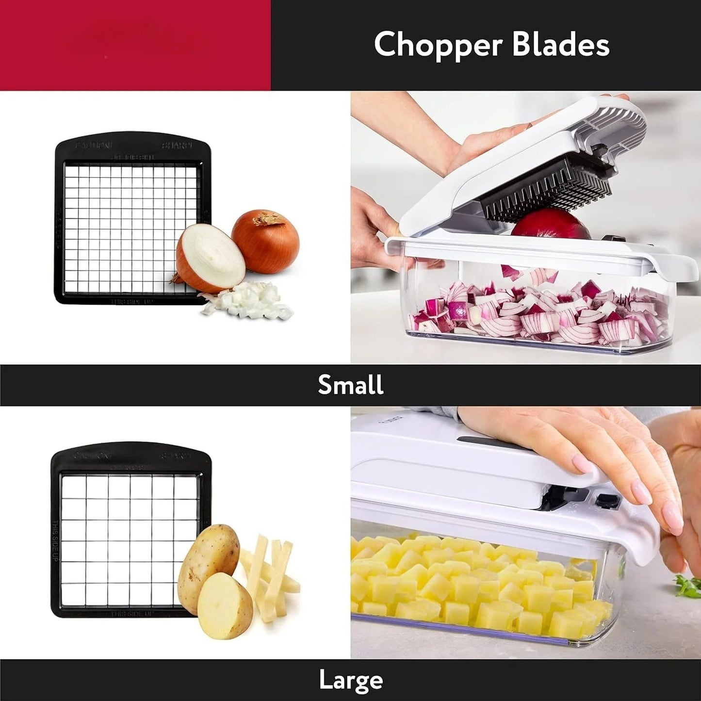 Multifunctional Vegetable Chopper Pro – Fast, Easy & Mess-Free Food Prep