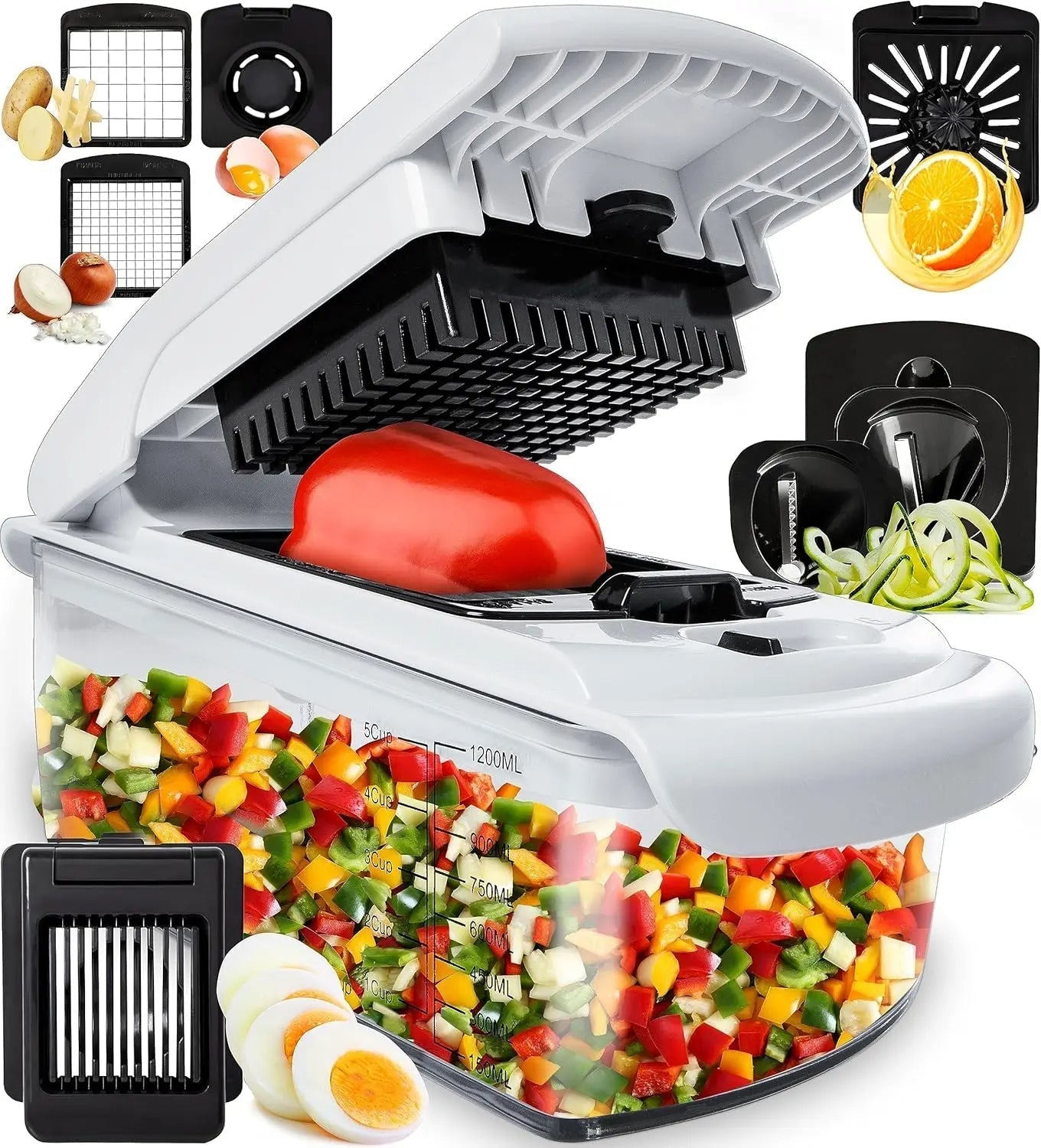 Multifunctional Vegetable Chopper Pro – Fast, Easy & Mess-Free Food Prep