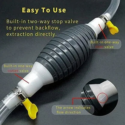 Portable Oil & Fuel Transfer Pump Kit (1 Meter) – Fast, Safe & Mess-Free Liquid Transfer