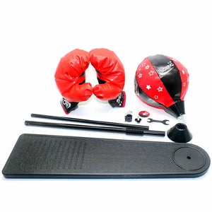 Adjustable Kids Boxing Set – Punching Ball Stand with Gloves & Pump for Fun & Fitness
